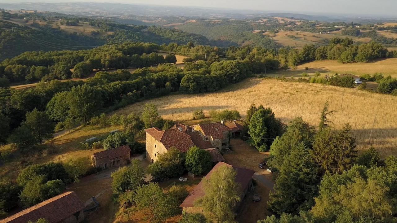 Grande Maison De Caractere En Pierres -Superbe Vue Saint-Cirgues  Εξωτερικό φωτογραφία
