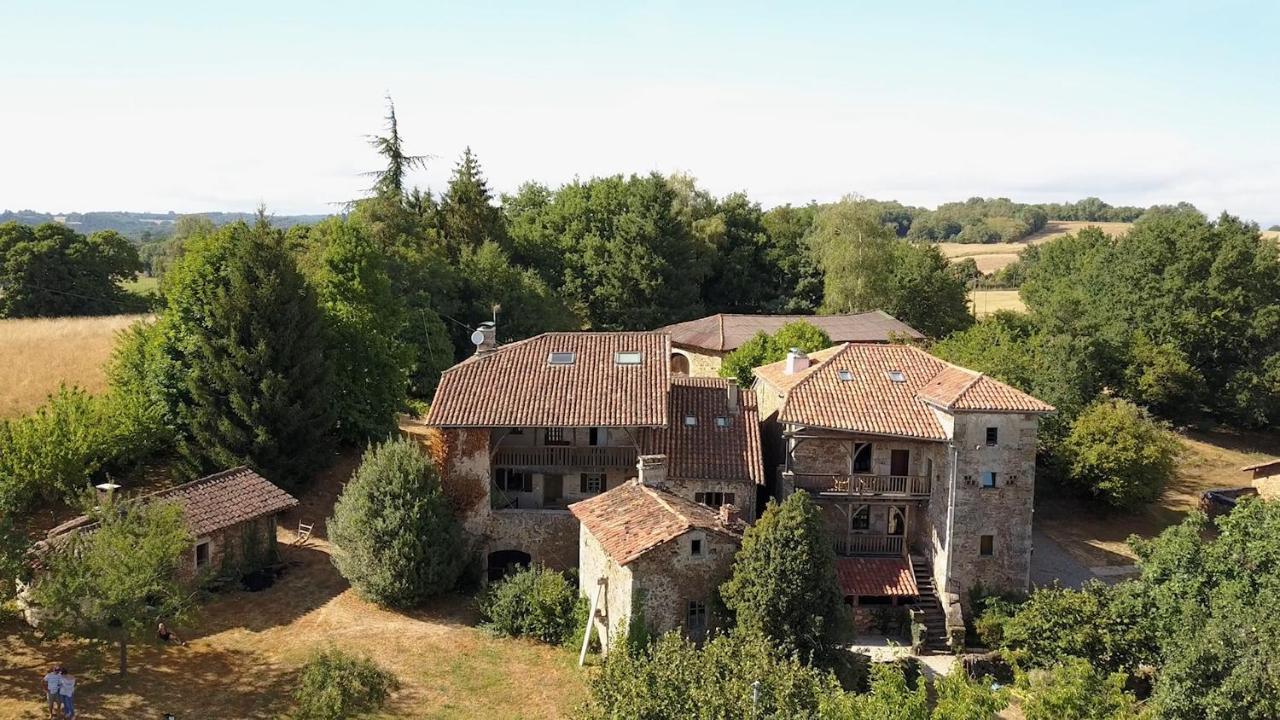 Grande Maison De Caractere En Pierres -Superbe Vue Saint-Cirgues  Εξωτερικό φωτογραφία